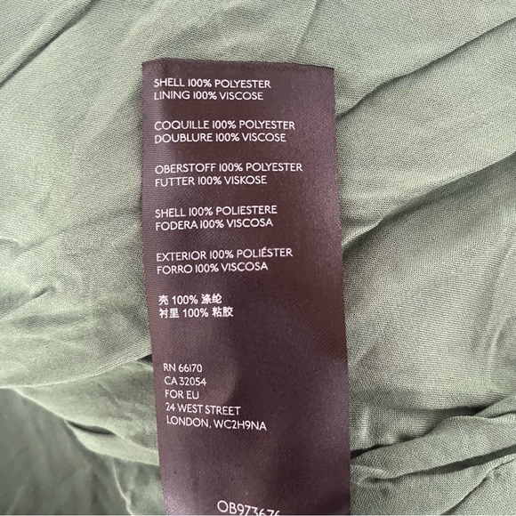 Anthropologie Mireille Green Pink Floral Print Pleated Midi Dress 37385 - Picture 10 of 11